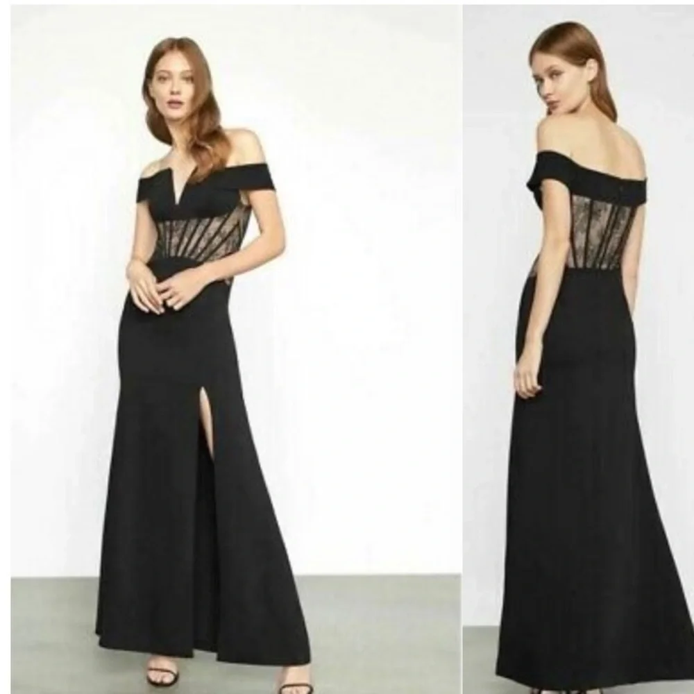 BCBG MAXAZARIA CORSET OLYMPIA GOWN - Picture 2 of 10